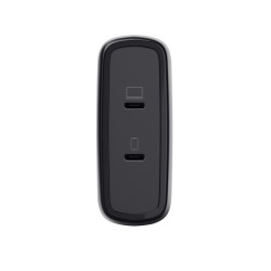 Ładowarka MAXO GaN 100W 2x USB-C czarna | PartsPC.pl
