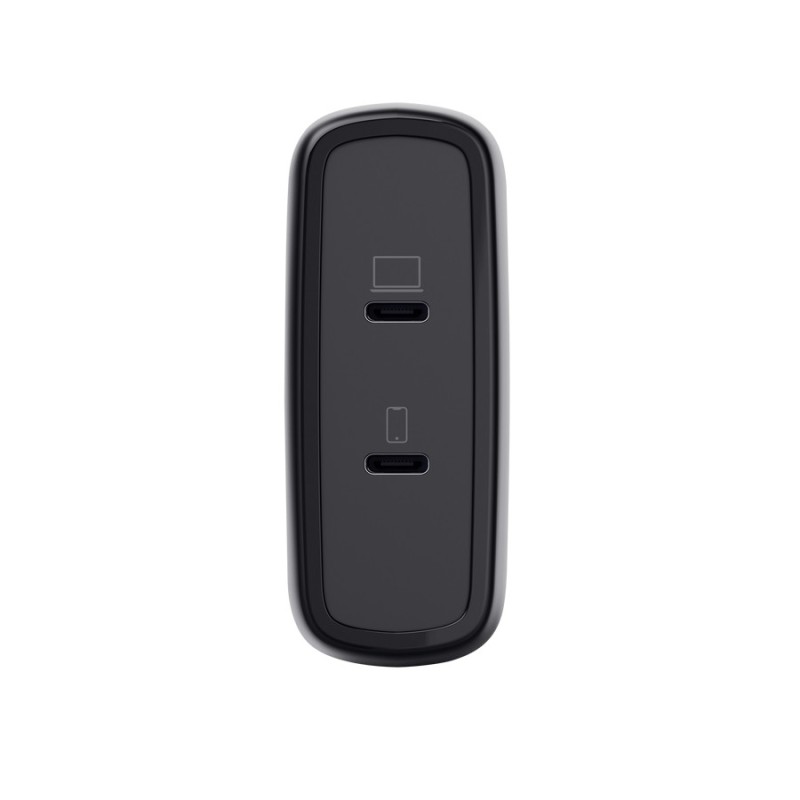 Ładowarka MAXO GaN 100W 2x USB-C czarna | PartsPC.pl