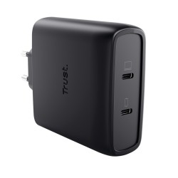 Ładowarka MAXO GaN 100W 2x USB-C czarna | PartsPC.pl