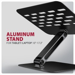 STND-LQB Podstawka do laptopów aluminiowa 10-17,3 cala regul… | PartsPC.pl