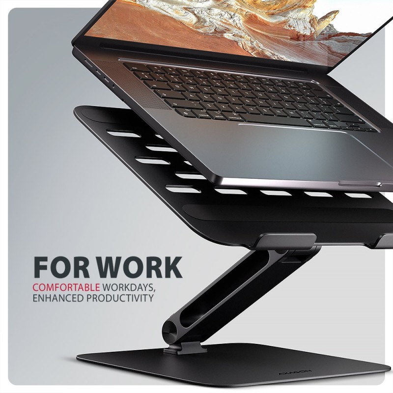 STND-LQB Podstawka do laptopów aluminiowa 10-17,3 cala regul… | PartsPC.pl