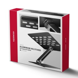 STND-LQB Podstawka do laptopów aluminiowa 10-17,3 cala regul… | PartsPC.pl