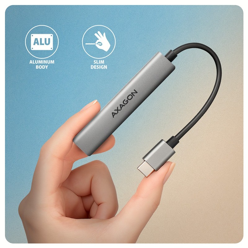 HUE-STC HUB 4-portowy  1x USB-A 5Gbps, 2x USB2.0 + 1x USB-C … | PartsPC.pl