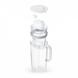 Dzbanek filtrujący 2,5l szklany Szary | PartsPC.pl