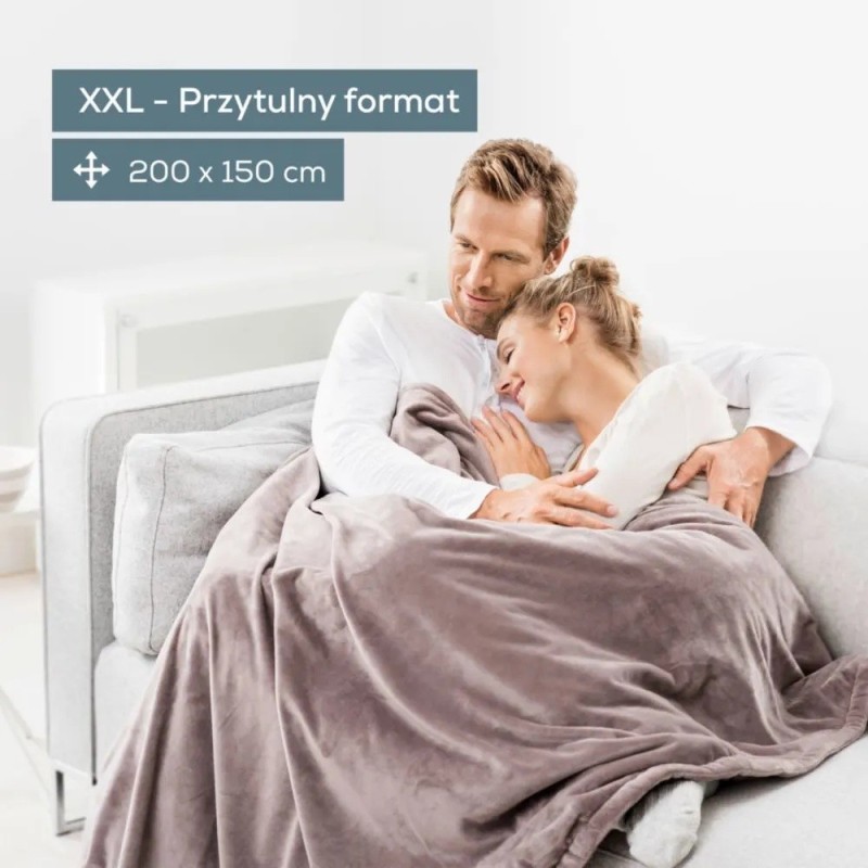Koc rozgrzewający HD150 XXL Cosy Taupe | PartsPC.pl