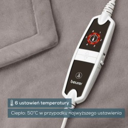 Koc rozgrzewający HD150 XXL Cosy Taupe | PartsPC.pl