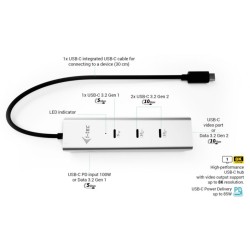 HUB USB-C Charging Metal 5 port with USB-C video 8K + Power … | PartsPC.pl