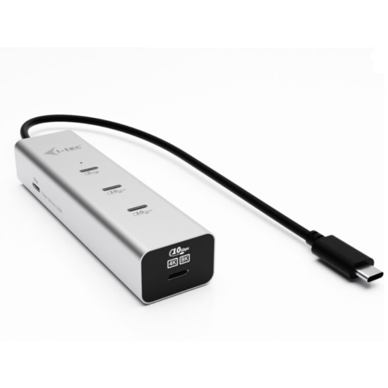 HUB USB-C Charging Metal 5 port with USB-C video 8K + Power … | PartsPC.pl