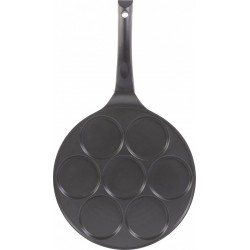 Patelnia Aluminiowa na 7 placków z powłoka non-stick 27cm | PartsPC.pl