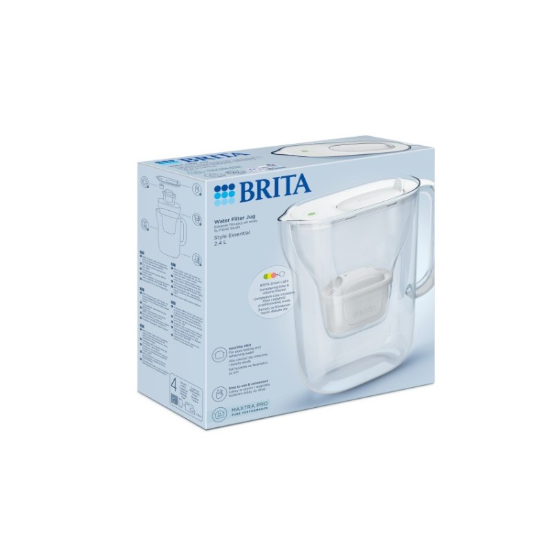 Dzbanek filtrujący 2,4l Style Essential biały | PartsPC.pl