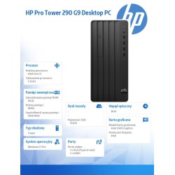 Komputer Pro Tower 290 G9 i3-14100 512GB/16GB/W11P      B6ZB… | PartsPC.pl