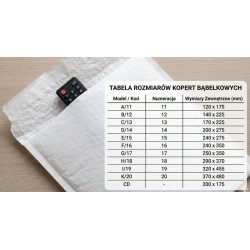 Koperta bąbelkowa G17 250x350 mm 100 sztuk | PartsPC.pl