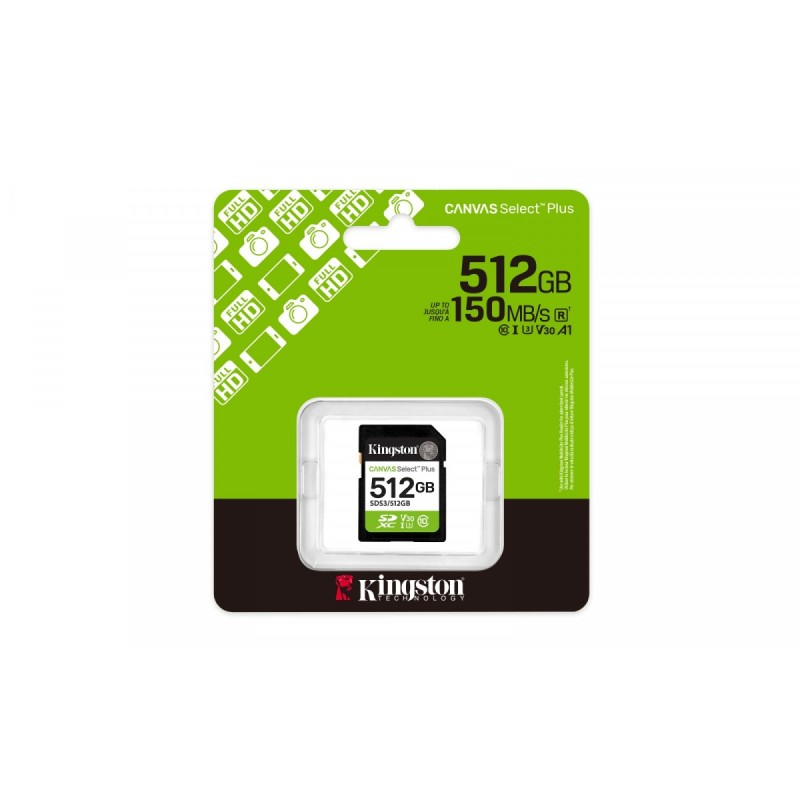 Karta pamięci SD 512GB Canvas Select Plus Gen3 150MB/s | PartsPC.pl