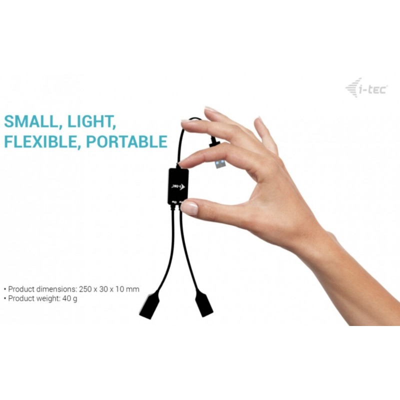 HUB USB-A Cable 2 port (2x USB-A) | PartsPC.pl