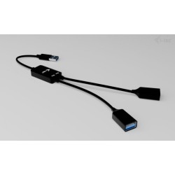 HUB USB-A Cable 2 port (2x USB-A) | PartsPC.pl