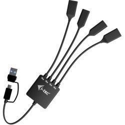 HUB USB-C/USB-A Cable 4 port (2x USB-C 2x USB-A) | PartsPC.pl