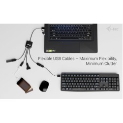 HUB USB-C/USB-A Cable 4 port (2x USB-C 2x USB-A) | PartsPC.pl