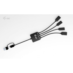 HUB USB-C/USB-A Cable 4 port (2x USB-C 2x USB-A) | PartsPC.pl