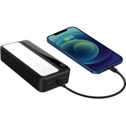 Powerbank P20 LCDPD LAMP 20 000mAh, zintegrowana lampa LED z… | PartsPC.pl