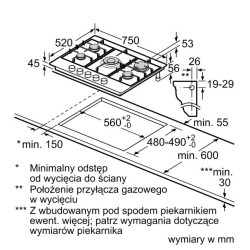 Płyta gazowa PGQ7B5K90 | PartsPC.pl