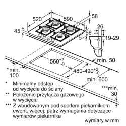 Płyta gazowa PRP6A6H40 | PartsPC.pl