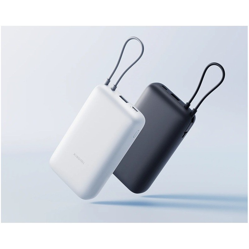 Power Bank 20000mAh (Integrated Cable) GL Light Gray | PartsPC.pl