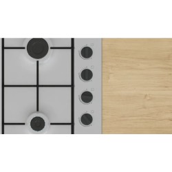Płyta gazowa PBP6B5K80 inox | PartsPC.pl