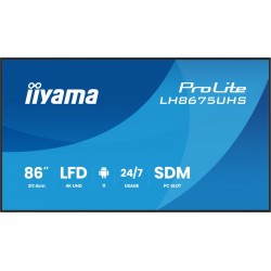 Monitor 86 cali LH8675UHS-B2AG,24/7,IPS,ANDROID.11,4K,  WiFi… | PartsPC.pl