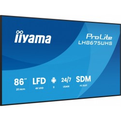 Monitor 86 cali LH8675UHS-B2AG,24/7,IPS,ANDROID.11,4K,  WiFi… | PartsPC.pl
