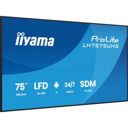 Monitor 75 cali LH7575UHS-B2AG,24/7,IPS,ANDROID.11,4K,  WiFi… | PartsPC.pl
