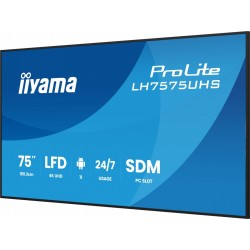 Monitor 75 cali LH7575UHS-B2AG,24/7,IPS,ANDROID.11,4K,  WiFi… | PartsPC.pl