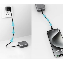 PB-Y55 MINI PowerBank 10000mAh 22.5W 2xUSB PD QC | PartsPC.pl