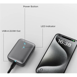 PB-Y55 MINI PowerBank 10000mAh 22.5W 2xUSB PD QC | PartsPC.pl