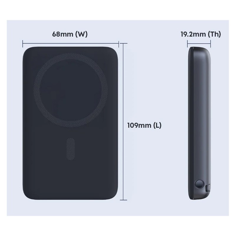 PB-MS06 Qi2 MagSafe PowerBank 10000mAh 30W PD | PartsPC.pl