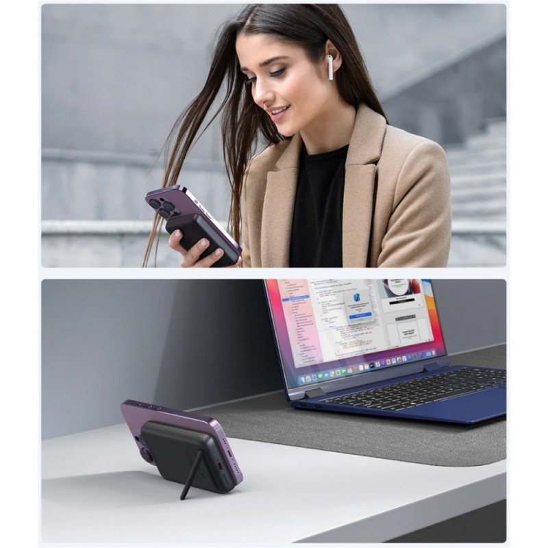 PB-MS06 Qi2 MagSafe PowerBank 10000mAh 30W PD | PartsPC.pl