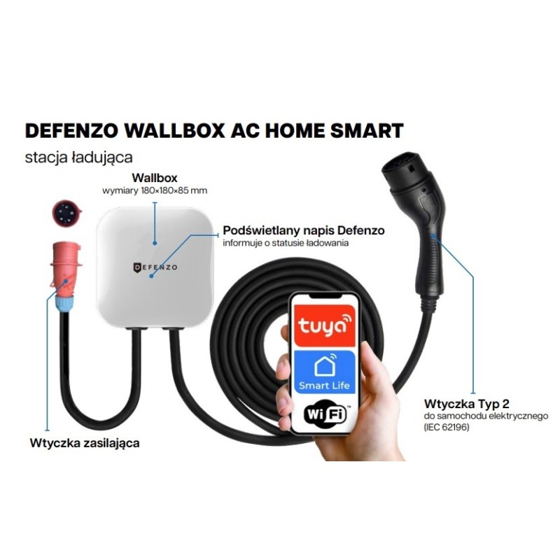 Stacja ładowania Wallbox Home AC11 SMART | PartsPC.pl