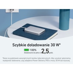 Powerbank indukcyjny MagGo 10000mAh biały | PartsPC.pl
