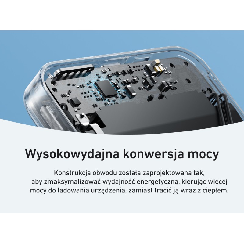 Powerbank indukcyjny MagGo 10000mAh biały | PartsPC.pl