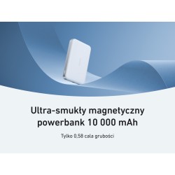 Powerbank indukcyjny MagGo 10000mAh biały | PartsPC.pl