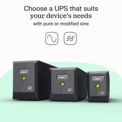 Zasilacz awaryjny UPS 700W/1000VA czysta sinusoida | PartsPC.pl