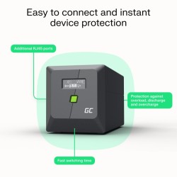 Zasilacz awaryjny UPS 700W/1000VA czysta sinusoida | PartsPC.pl