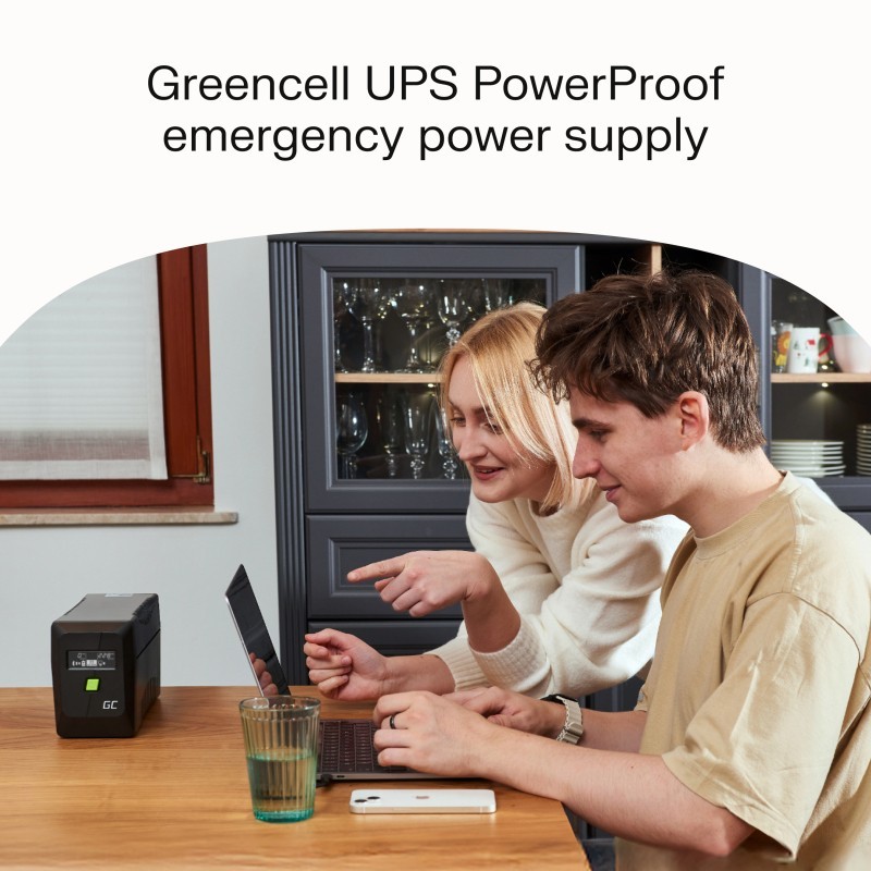 Zasilacz awaryjny UPS 360W/650VA modyfikowana sinusoida | PartsPC.pl