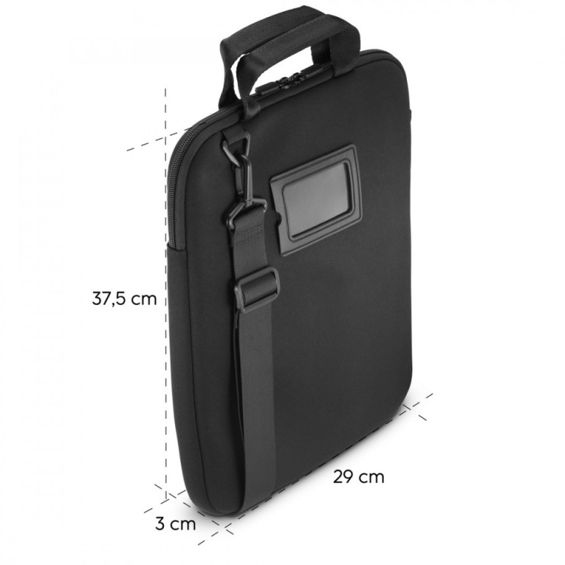 Etui do laptopa business 13,3-14,1 cali czarne | PartsPC.pl