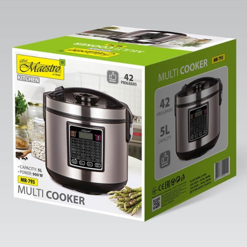 Multicooker 5 l, 42 programy, 900W  MR-793 | PartsPC.pl
