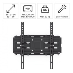 Uchwyt LCD/LED Vesa 600x400 full M 84 cale | PartsPC.pl