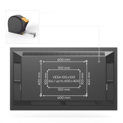 Uchwyt LCD/LED Vesa 600x400 full M 84 cale | PartsPC.pl