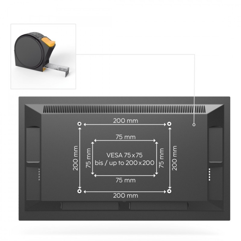 Uchwyt LCD/LED vesa 200x200 48 cali | PartsPC.pl