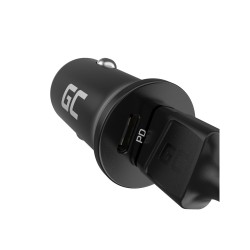 Ładowarka samochodowa PowerRide Nano38 38W 6A 1xUSB-C,1xUSB-… | PartsPC.pl