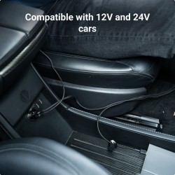 Ładowarka samochodowa PowerRide Nano38 38W 6A 1xUSB-C,1xUSB-… | PartsPC.pl