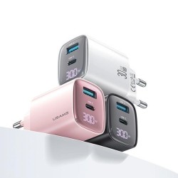 Ładowarka sieciowa 30W GaN LED USB+USB-C CC229 Fast Charging… | PartsPC.pl